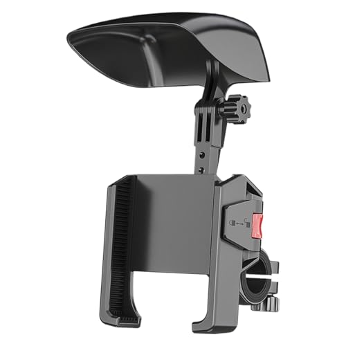 brooksnaji Soporte de teléfono de Bicicleta - Soporte Giratorio de 360 Grados para teléfono móvil, Soporte de Manillar antilluvia | Soporte de teléfono para Bicicleta de Carretera, de Moto