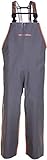 Grundéns Men's Hauler Bib, Orange/Grey - Medium