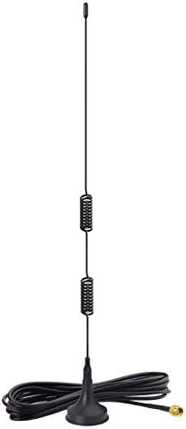 Bingfu Ham Radio Magnetic Base SMA Male Antenna Dual Band VHF UHF 136-174MHz 400-460MHz Compatible with Handheld Ham Two Way Radio Walkie Talkie YAESU VERTAX VX-3R VX-5R VX-6R VX-7R BaoFeng UV-3R