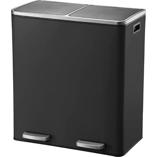 EVRE 60L Double Compartment Kitchen Recycling Bin