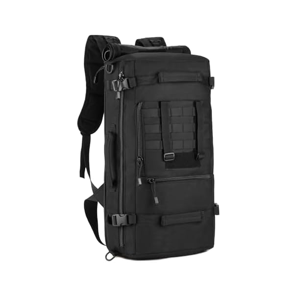 HUNTVP 50L 3 Way Tactical Backpack Military MOLLE Assault Backpack Modular WR Bag