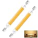 R7S LED 118mm Warmweiß 3000K, R7S LED 118mm Lampe 20W Ersatz LED Glühbirnen 100W, 2PCS R7S LED 118mm LED Leuchtmittel, AC220-240V, 360° Abstrahlwinkel, Gute Dissipation