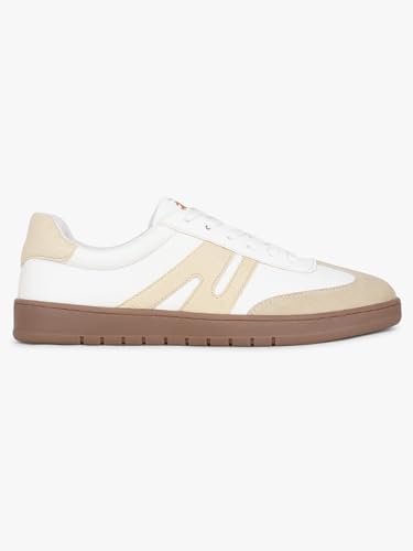 Image of Cantabil Casual Sneaker Shoes for Men l Lightweight & Comfortable with Cushioned Insole PU (Polyurethane) Upper TPR Sole Lace-Up Closure (P MFTW00142)