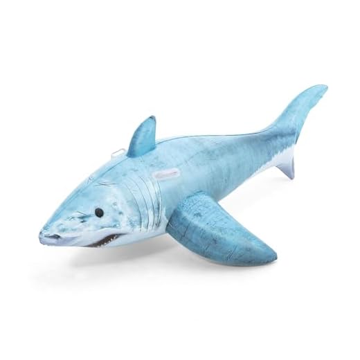 Bestway® 6' x 40"/1.83m x 1.02m Realistic Shark Ride-On