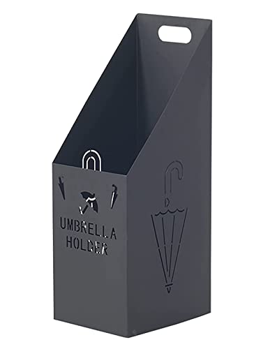 Porte-parapluie intérieur en métal seau de rangement pour couloir et maison