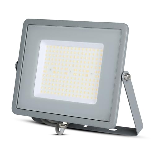 Faro LED SMD Chip Samsung 100W Colore 4000K IP65 grigio