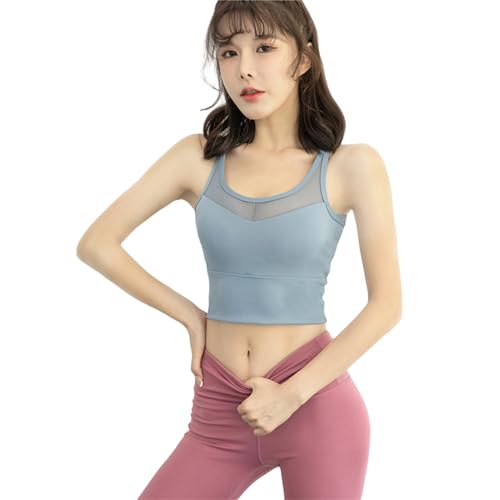 Sujetador deportivo mujer LHEZXS chaleco delgado para fitness de yoga