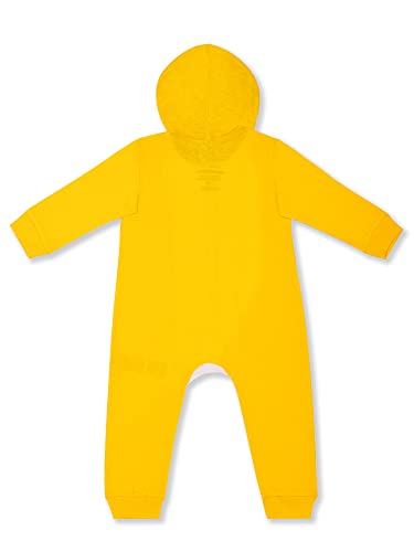 Nickelodeon Baby Shark Boys’ Long Sleeve Zip-Up Hooded Romper For Newborn, Infant And Toddler – Yellow #TOP1