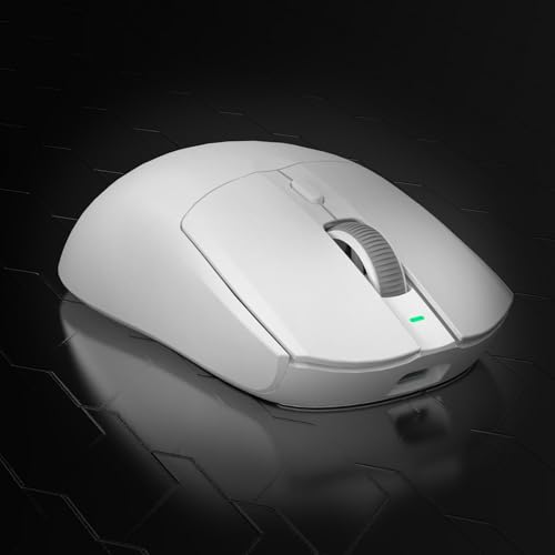 Image of ATTACK SHARK AJ139 G Pro Gaming Mouse 4K Polling Lightweight PAW 3395 Sensor Receiver up to 26,000DPI 6 Programmable Button USB-C Charging Ergonomic Symmetric for PS4 Xbox PC Mac Gamer