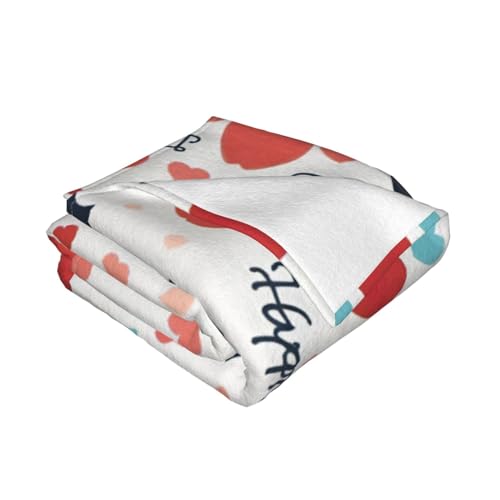 Couverture de canapé en peluche douce microfibre imprimé Love Dad - 4