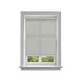 BlindsAvenue Cordless Polyester Roller Shade, Light-Filtering Blinds for Indoor Windows, Gray Sheen, Size: 50.5