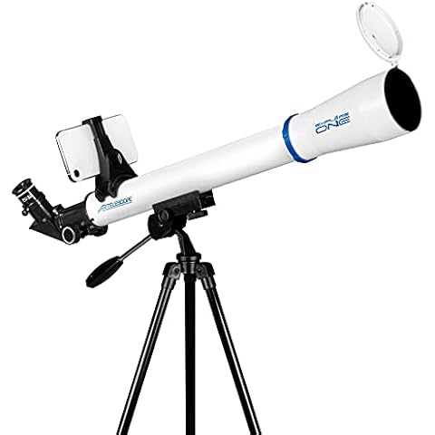 50mm Refractor Telescope w/Panhandle Mount and Astronomy App Cover