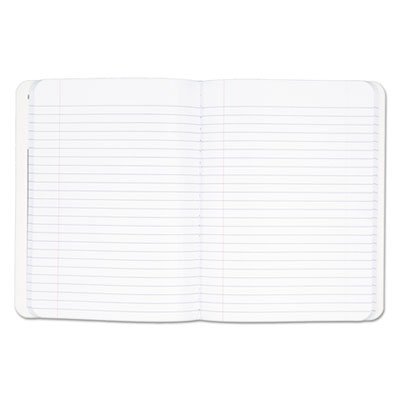 Carnet de composition blanc haut de gamme à réglure large