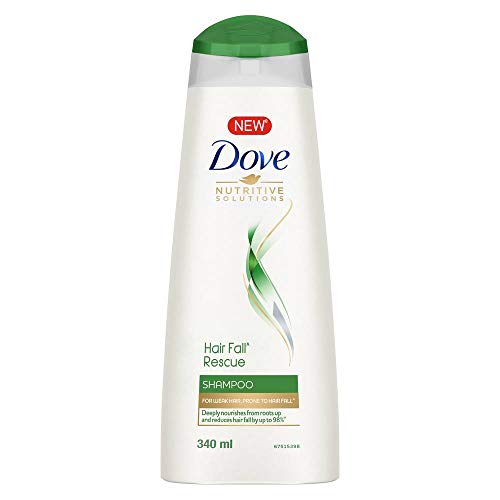 Image of Dove Hair Fall Rescue Shampoo, 340ml & Intense Repair Shampoo, 340ml