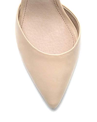 LOUISE ET CIE KOTA Ankle Strap Pointed-Toe Pumps Creme FRAICHE Nude Pumps4