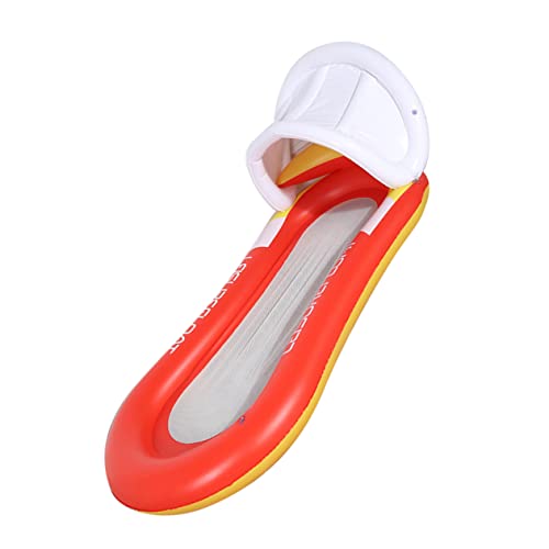 Genérico sillón reclinable Plegable colchoneta Hinchable Piscina colchonetas inflables Piscina colchonetas hinchables para Piscinas Inflable Flotante Cama Flotante Inflable Orange