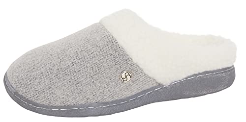 Pantoufles tricotées en mousse à mémoire de forme Strong Souls pour femme
