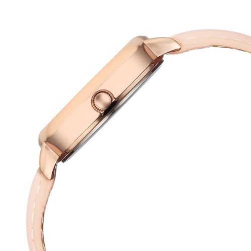 Image of Fastrack Stunners XI with Quartz Analog Rose Gold Dial Rose Gold Leather Strap Watch for Women - 68065WL01