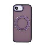 HanaRo iPhone17e 用 iPhone16e 用 ケース スマホケース リング付ケース MagSafe対応 マグセーフ リング ﾊﾟｰﾌﾟﾙ