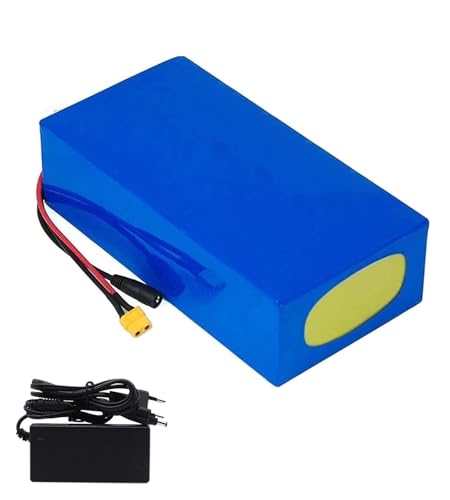 Paquete de batería de litio de 48V, 10Ah/12Ah/15Ah/20Ah, cubierta de PVC impermeable + carcasa, 13S3P, adecuado para bicicletas eléctricas, karts, scooters de hasta 1000W.(48V 10AH,T plug)