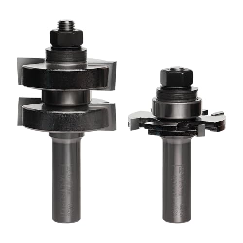 Freud 99-036: 1-3/4 (Dia.) Adjustable Tongue & Groove Bit Set