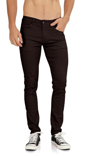 WULFUL Men's Slim Fit Skinny Stretch Comfy Jeans Denim Pants