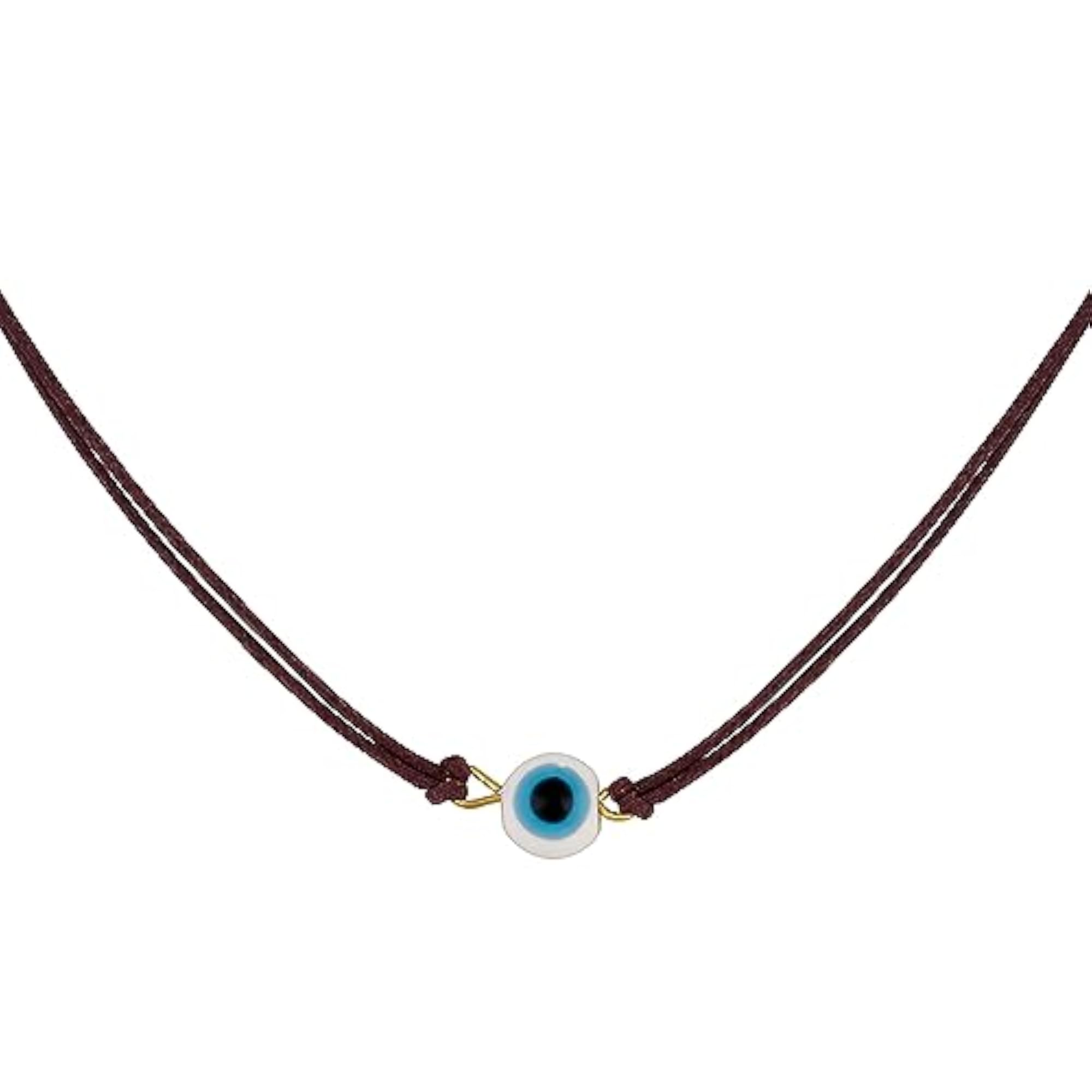 Gold Plated Evil Eye Necklace