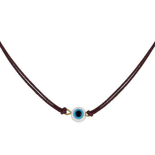 Gold Plated Evil Eye Necklace