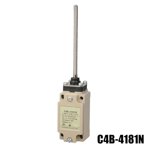 Interruptor de límite vertical C4B-4181N final de carrera IP66 metálico para automatización 2