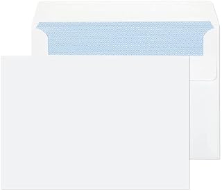 Youngly® C6 114 mm x 162 mm White Peal & Seal Envelopes 80gsm Pack of 50