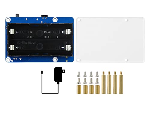 Waveshare UPS Hat (B) for Raspberry Pi 5V Uninterruptible Power Supply 5A High Current with Pogo...