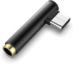 TECHPOINT Type C to 3.5mm Audio Adapter USB C to Headphone Adapter Audio Jack to USB C Compatible with Samsung S20-S23 S23+Ultra Note 20 10 S10 S9 Plus,Pixel 4 3 2 XL (Pack 1 Assorted Colour)