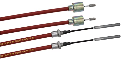 2X Original Alko Bremsseil Longlife Glocke Hüllenlänge: 770 mm Gesamtlänge: 980 mm Bremse 299.709 299709