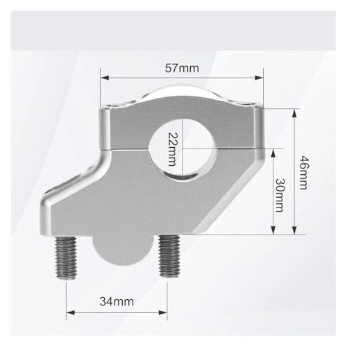 Elevadores de montaje barra 22mm y 7/8 para CB500F 7