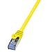Produktbild Logilink CQ3077S CAT6A S/FTP Patch Kabel PrimeLine AWG26 PIMF LSZH gelb 5,00m