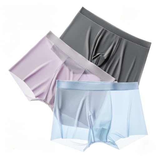 Hot Pink Satin Boxer Shorts For Men Made In France