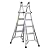 Louisville Ladder L-2098-22 Aluminum Multi-Purpose Ladder, 22'