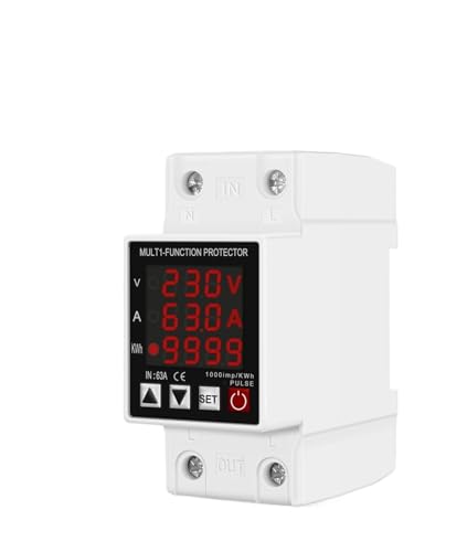 Relais de protection Rail Din 40A 63A contre les surtensions 230V