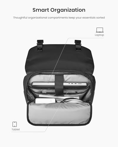 Mochila tomtoc para portátil 13-16" ligera y resistente al agua miniatura 4