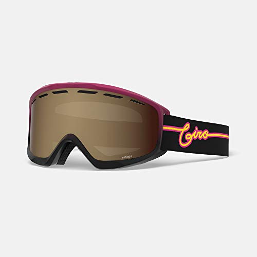 Giro Index OTG masque de ski rose écran ambre pour dévaler les pistes