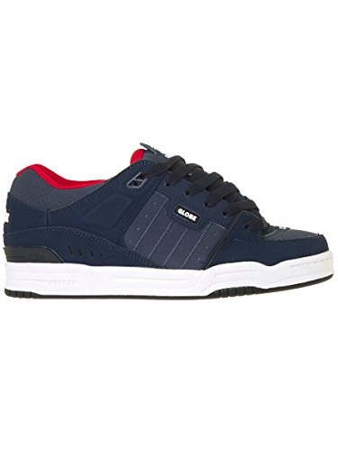 Image of Globe Fusion, Men's Skateboard Shoe, Blue Navy Red, 7 US