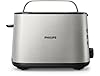 Philips HD2650/90 - Tostapane in acciaio INOX (950 W, 8 livelli di doratura, scalda panini, scongelamento e riscaldamento, pulsante di stop, funzione lift)