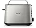 Philips HD2650/90 Stainless Steel Toaster (950 W, 8 browning levels, pastry stand, defrost and reheat function, stop button, elevator function)