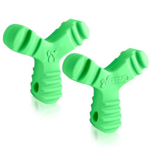 Chewies for Invisalign Aligners Orthodontic Aligner Chewies Durable Aligner and Retainer Tray Seaters Medical Grade Silicone (Pack of 2) (Green)