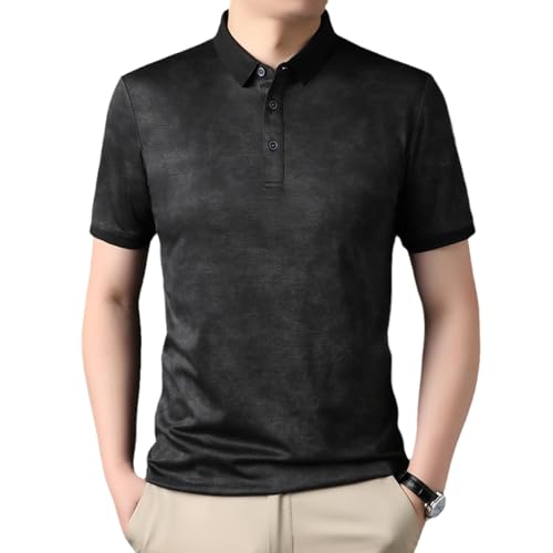 Polo manches courtes homme vêtement d'été stretch coupe régulière
