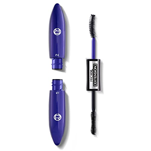 L'Oréal Paris - Mascara Pro XXL Extension - Effet Extension de Cils Professionnel - Technologie Double Brosse - Longue Tenue - Teinte : Noir - 12 ml