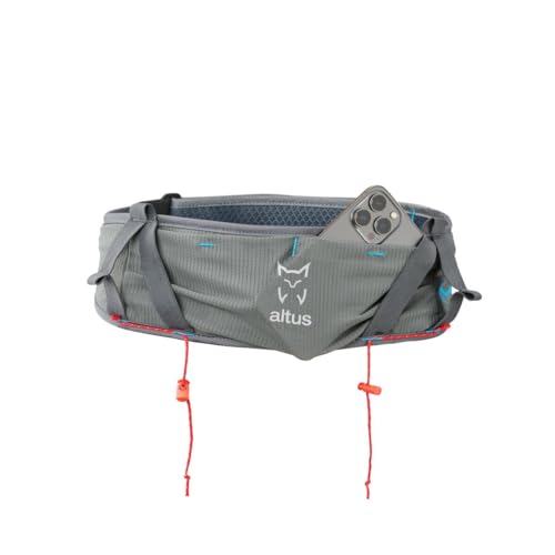 Cinturón Marangu | Altus | Cinturón de Running| Ajustable |Ligero | Negro | Adulto | Unisex… (Large)