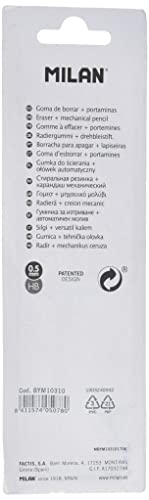 Milan Blister portaminas PL1 0,5 mm + 2 gomas de