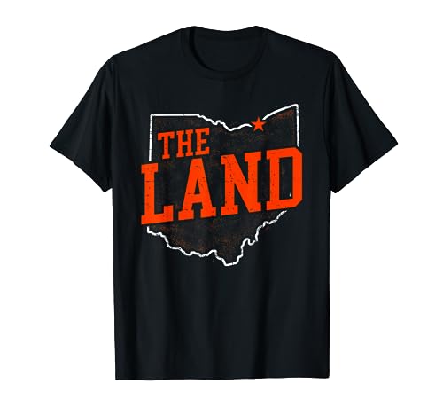 Retro "The Land" Cleveland Ohio Travel Souvenir T-Shirt