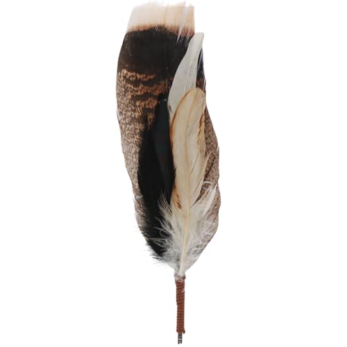 Feather Hat Accent for Cowboy Hats, Western Accessories, Feathers for Hats, Chiseler Brown